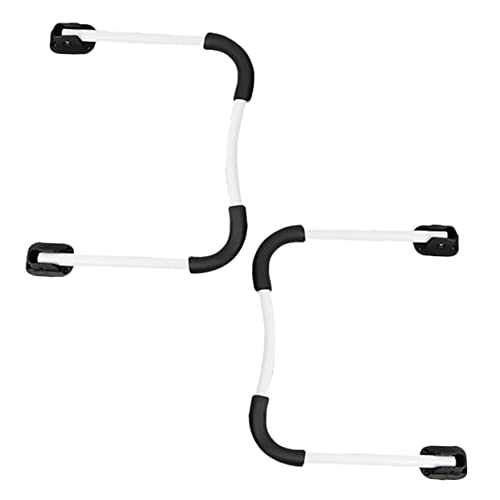 Tofficu 2Pcs Sturdy Folding Bed Table Legs Desk Feet for Home Use for Sofa Bed Desks Easy Installation Design