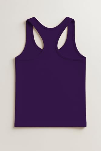 Image of Kurve Premium Girls Seamless Supersoft Wide Strap Comfortable Racerback Tank (Made with Love in The USA)
