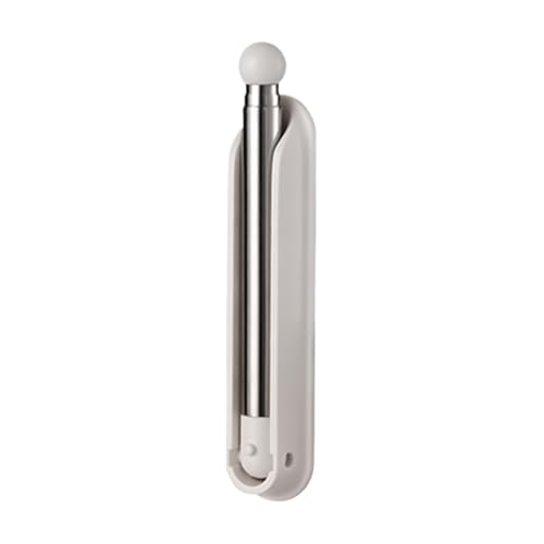 Apilador de percha - Almacenamiento de percha para ropa de pared | Organizador de percha de ropa ABS, soporte de soporte retráctil SPACE SAVIRE Clips de almacenamiento de ropa para bua