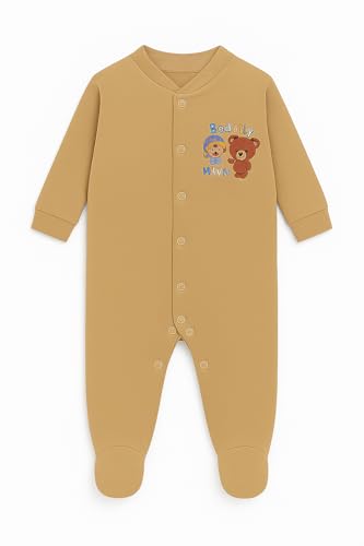 Image of EIO 100% Cotton Rompers /Sleep Suits /Jumpsuit /Night Suits for Baby Boys & Girls, Infants, New Born Pack of 3