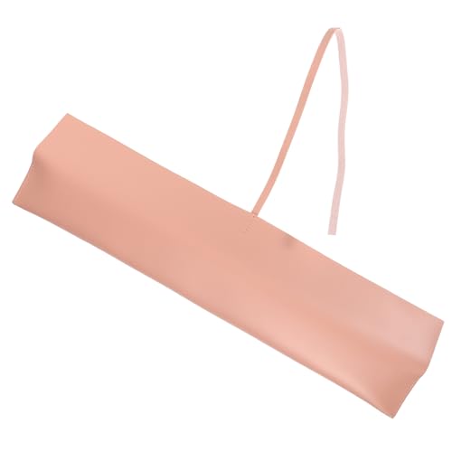 Yardwe Drum Sticks Bag Leather Organizer Pouch for Lightweight Drumstick Container for Practice and Performance Stylish PU Leather Design Suitable for All Ages