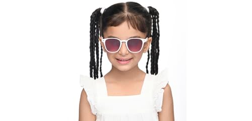Image of Hooper Memphis Collection | Full Rim Rectangular Branded and Stylish Kids Sunglasses | 100% UV Protected | For Boys & Girls (Age 5-8 yrs) | HP S16086