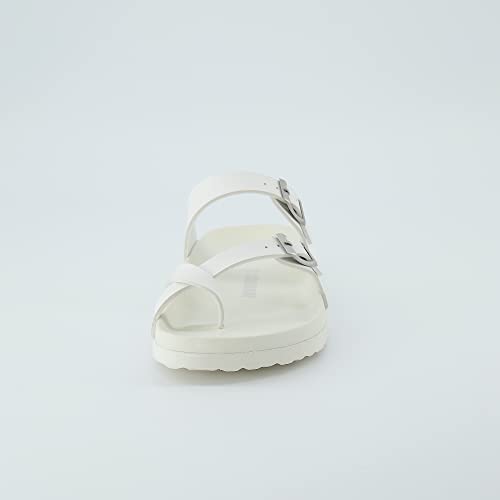 CUSHIONAIRE Women's Laker soft footbed Sandal with +Comfort3