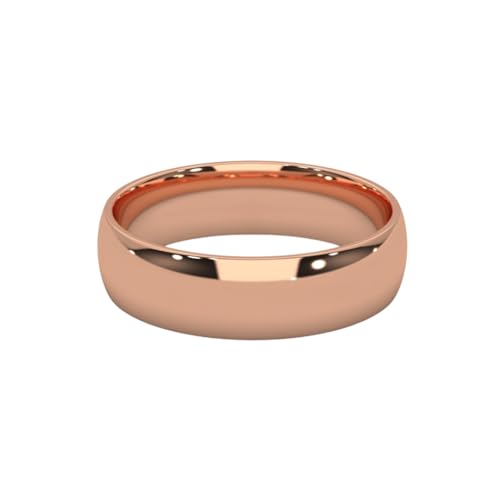 Image of Pure 925 Sterling Silver Plain Band Ring for Women Men in 18k Gold Plated | Simple Classic Wedding Ring for Him and Her | Best Gift | Couple Band