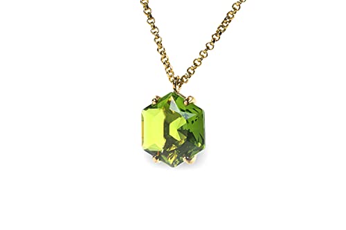 Collier de péridot en métaux précieux et bijoux personnalisés de créateur