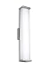 Feiss WB1864PST-L1 Altron LED Outdoor Patio Lighting Wall Lantern, 1-Light 20 Watt (5"W x 24"H), Polished Stainless Steel
