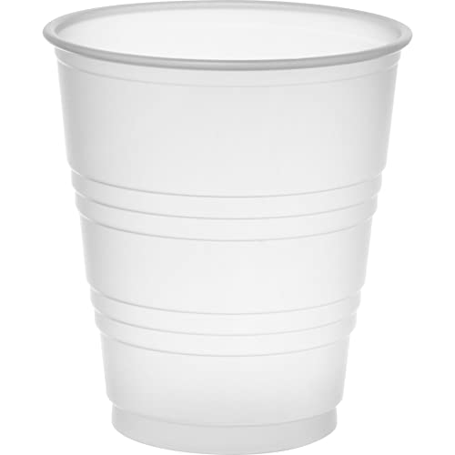 Y5 5 oz Trans Ribbed Wall PS Cup (Case of 2500), 2.9"