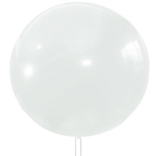 6 Piezas Globos Gigantes de Látex, 36 Pulgadas Redondo Globos de Fiesta, Globos Grande Blanco para Bodas Fiesta Cumpleaños Bodas Bautizo Graduación Navidad Carnaval Celebraciones (90cm) | Ya disponible en tu tienda friki favorita! En mundofriki.es!