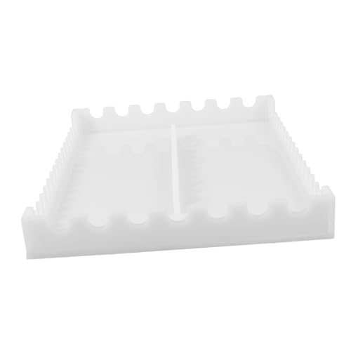 KICHOUSE Acrylic Lab Tube Holder Portable Pipette Storage Stand Drip Resistant Easy to Clean Laboratory Tool