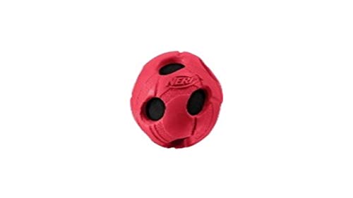 Nerf Dog LED-Ball Für Hunde – Grün/rot, 6 Cm, Leuchtender Spielball Zum Werfen & Apportieren