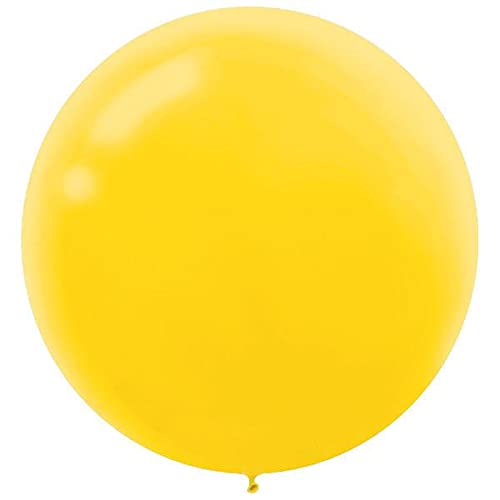 Yellow Latex Balloons - 24" (Pack Of 25) - Perfect For Parties, Celebrations & Holiday Decorations