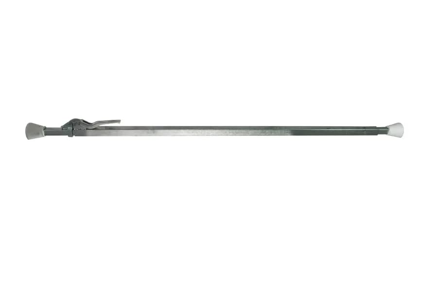 Barra palo fermacarico Quadra con tamponi bianchi verticale per camion furgoni Min 1880 mm Max 2930 mm