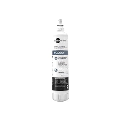 INSINKERATOR F-3000 Under Sink Water Filter Replacement Cartridge for INSINKERATOR Water Filtration System, PFOS/PFOA Filter