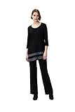 Joseph Ribkoff Tunic 224308 | 46 | Black