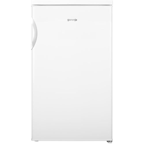 Gorenje R49DPW Réfrigérateur de table autonome, classe énergétique D, 39 dB, 133 litres, compartiment à légumes, éclairage LED, butée de porte...