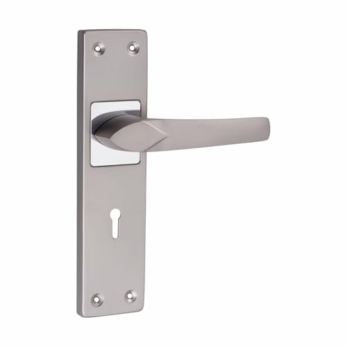 Image of Milton Iron Mortise Lock Set - MHI-Tilak Mat SS