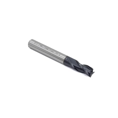 Image of Square End Mill JESTUOUS Carbide 3 Spiral Flute Drill Bits 5 /16 inch Shank Dia.5 /8 inch Cut Length for Milling Ferrous and Non-Ferrous Materials,1 Piece