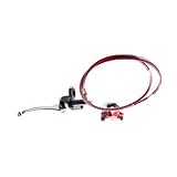 [Universal]: El conjunto de pinza de cilindro de freno hidráulico universal de 49 cc es ideal para reemplazar un conjunto de freno de mano viejo o dañado, lo que garantiza la compatibilidad y restaura la funcionalidad de su vehículo.[Estructura de calidad]: Este conjunto de pinza de cilindro de freno de mano está fabricado con materiales de aleación de aluminio de primera calidad que pueden soportar diversas condiciones climáticas adversas, lo que lo hace resistente y duradero.