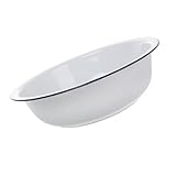 Polyvalent : utilisez ce bol en émail polyvalent pour laver, mélanger et même comme bol de service, ce qui en fait un pratique à n'importe quelle cuisine, bol de de cuisson, bols de préparation de repas
