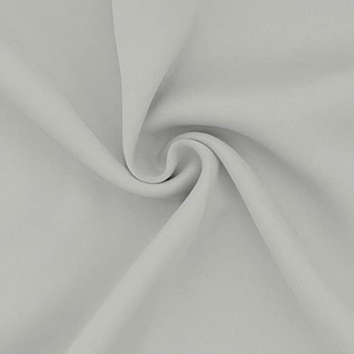 Image of Easy-Going Blackout Curtains for Bedroom, Solid Thermal Insulated Grommet and Noise Reduction Window Drapes, Room Darkening Curtains for Living Room, 2 Panels(52x63 in, Greyish White)