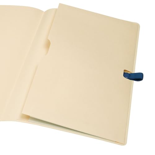 Nexo Navy Blue Soft Cover Notebook - 72 Pages, Pocket & Pen Holder - Image 5