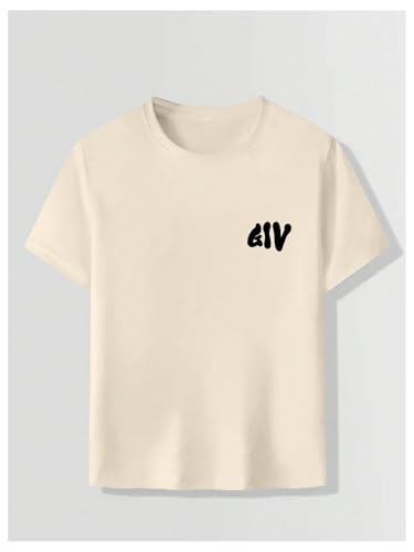 Boy's Letter Graphic T-Shirt Short Sleeve Crew Neck Summer Tee Tops2