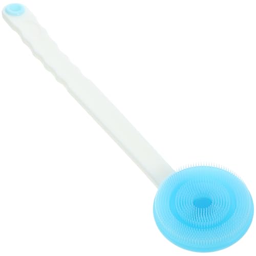 Brosse douce et durable en silicone avec manche long pour soin du corps