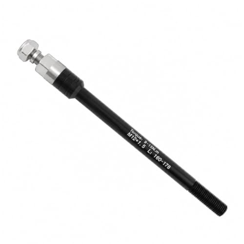 Adaptador Eje Pasante Remolque Bicicleta M12 1,5, Eje 160 178mm De Aluminio 6061 Y Acero Inoxidable Con 3 Espaciadores Para Remolque Niño, Perro Y Carga