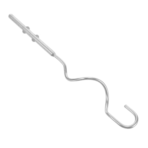 CHICAMPERA Cabezal De Agitación Piezas De Mezclador De Cocina Batimiento De Mezcladores Eléctricos Reemplazo De Gancho De Eléctrica Piezas De Repuesto Acero Inoxidable Silver