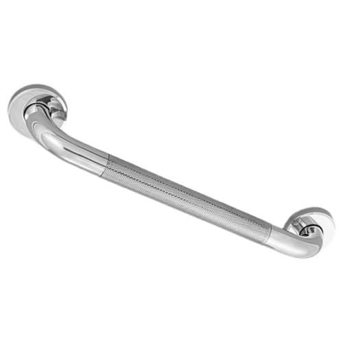 Baluue Barra de Apoyo para Bañera de Acero Inoxidable Plata, Pasamanos Antideslizante y Cómodo para Personas Movilidad Reducida en Baños y Lugares Comerciales