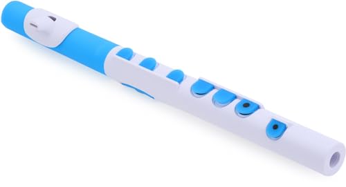 Nuvo Toot Plastic Flute for Beginners, White/Blue