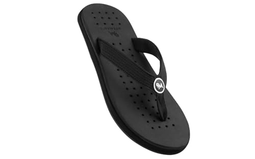Image of Neeman's Eco Flip Flops for Men | Comfortable Outdoor Indoor Fashionable Slippers for Boys | Rubber Flat Slip On Flexible | Everday Comfort | Lightweight Soft Chappal