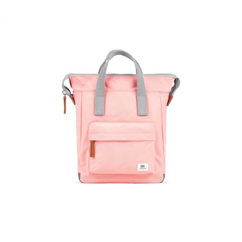 Image of ORI LONDON Small Tote Bag Backpack - Nylon Tote Backpack for Women & Men with Wide Mouth, Chunky Zippers, Multiple Pockets, Adjustable Straps - The Bantry, Punch Backpack, 12.6x9x4