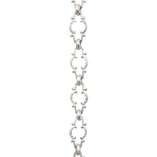 Image of RCH Hardware CH-36-SN-3 Brass Chandelier Chain, Satin Nickel (3 Feet)