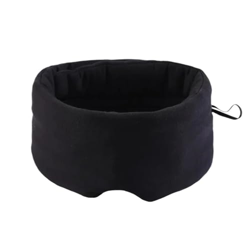 アイマスク 1PC Portable Travel Eye Mask Full Surrounding Sleep Eye Mask Rest Eye Mask Sleep Mask Night Eye Mask スリープマスク(Black)