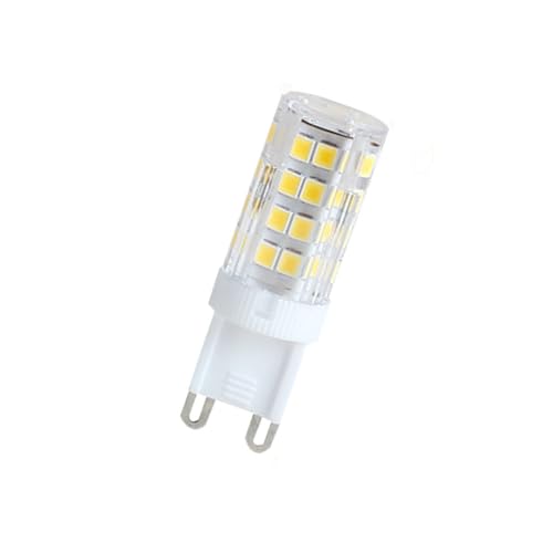 WOLTHID Ampoule G9 LED 5W 220V Blanc Naturel 4000K G9 Base T4 Base Bi-broche Économie d’Énergie Halogène Remplacement Pour Lustre Suspension Armoire...