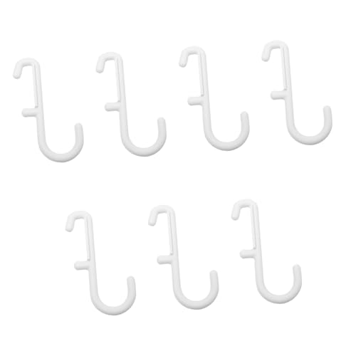 Cabilock 7pcs Plastic Black Pegboard Hooks Hooks for Wall Tool Display Shelf Long Lasting Material Easy Install on Pegboard