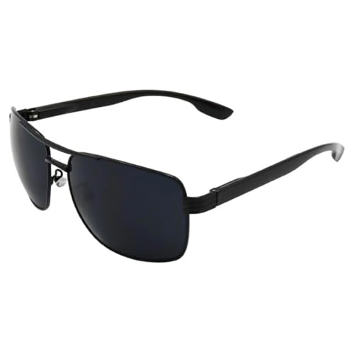 Óculos de Sol Aviador Clássico Premium Original Retrô Metal UV400 Unisex Feminino Masculino - Modelo Toronto - Cacife Brand (Preto)
