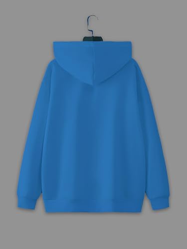 Image of Mack Jonney Solid Hooded Cotton Fleece Sweatshirt for Men-VMACK639116