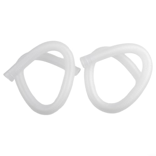 Confezione da 2 tubi di ricambio per pompa filtrante per piscina fuori terra, tubo flessibile a spirale in PVC da 3,2 cm, con doppio isolamento per sistemi di pompe a cartuccia, lunghezza 99 cm