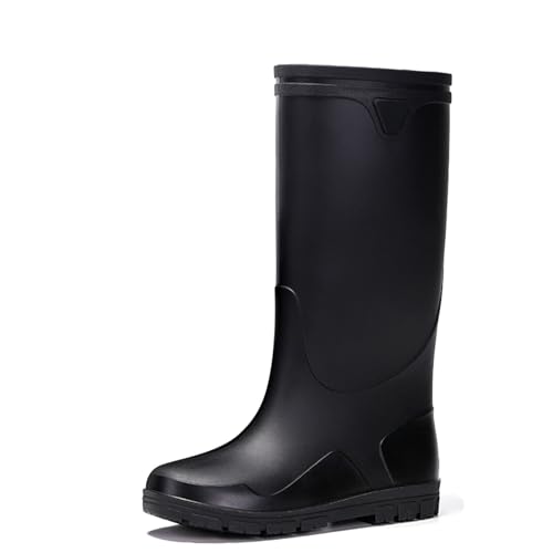 Bottes de pluie antidérapantes et réfléchissantes avec semelle en caoutchouc robuste