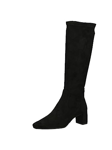 25547 41 044 | Black Stretch | Womens Long Leg Boots