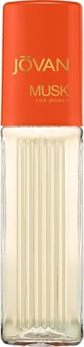 Jovan Musk for Women Eau de Cologne Spray 2 fl oz (Pack of 1), Sexy Perfume for Women, Notes of Jasmine, Amber, and Neroli, Women's Fragrance, Long Lasting, Everyday Fragrance, Travel Size