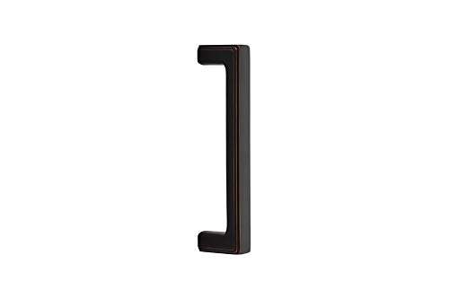 Emtek 86078 Wilshire Door Pull Available in 9 finishes Comes Either as Single or Back to Back Options (1, Oil Rubbed Bronze (US10B))