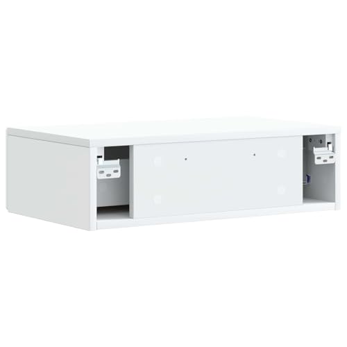 Table d'appoint murale blanche dans un salon moderne pour sublimer la décoration - 6
