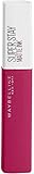 Maybelline New York, SuperStay Matte Ink, Pintalabios Mate de Larga Duración, Tono 120 Artist