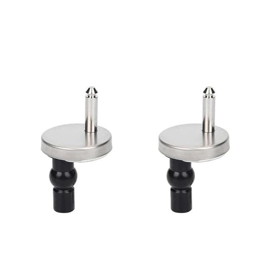 Bisagra de fijación superior for tapa inodoro, bisagra Universal acero inoxidable for asiento, piezas repuesto liberación rápida, 2 uds