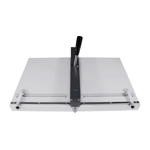 YNYN紙折り機 マーキングプレス機 手動 折り目つけ機 折り目付けツール インデントマシン 折り目 351mmまで 紙 スジ入れ 業務用 省力設計 軽量 半分折り 三つ折り A3 A4 パンフレット、郵便物、表紙、取り扱い説明書など用 (H460(60*