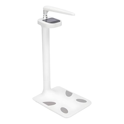 Báscula ultrasónica Multifuncional para Altura y Peso, con función de Voz, medición de Grasa Corporal, Peso, Altura, obesidad e IMC. Ideal para hogares, escuelas, Clubes y gimnasios.