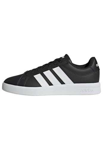adidas Hombre Grand Court Base 3.0 Shoes, Core Black/FTWR White/Core Black, 44 EU